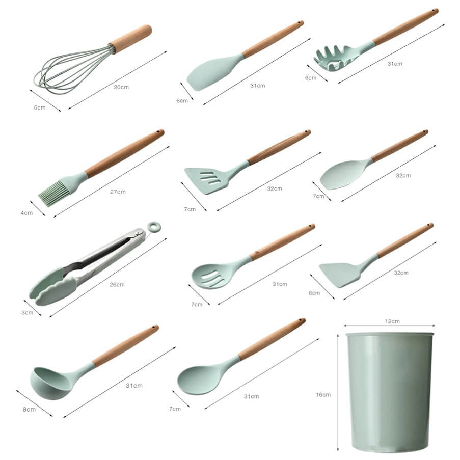 Set di 12 utensili da cucina Royal